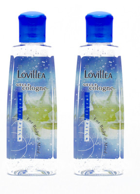 

Lovillea Gelly Cologne White Floral Pack of 2 Eau de Cologne - 100 ml(For Men & Women)