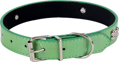 

SRI Adjustable Shinning Collar For Dog-1 Inch Dog & Cat Everyday Collar(, Green
