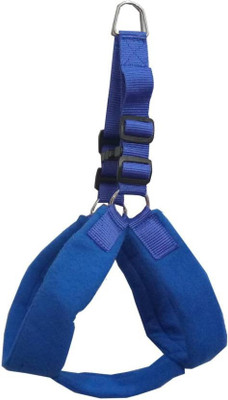 Skora nylon & Bliss Dog Harness 1 inch Medium ( Chest Size - 26-30 ) Dog Standard Harness (Medium, Blue) Dog Standard Harness(Medium, blue)