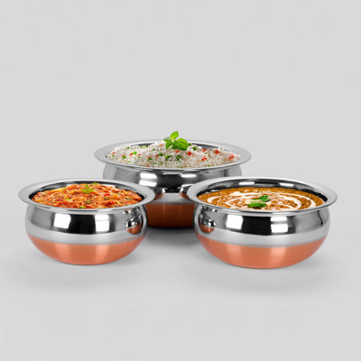 

Sumeet Handi 1 L(Stainless Steel), Silver