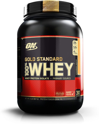 

Optimum Nutrition Gold Standard 100% Whey Protein(907 g, Strawberry Banana)