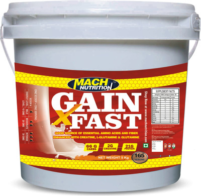 

Mach nutrition Weight Gainers/Mass Gainers(5 kg, CHOCOLATE)
