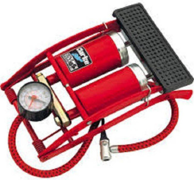 swarg® twin foot pump Bicycle Pump(Red)
