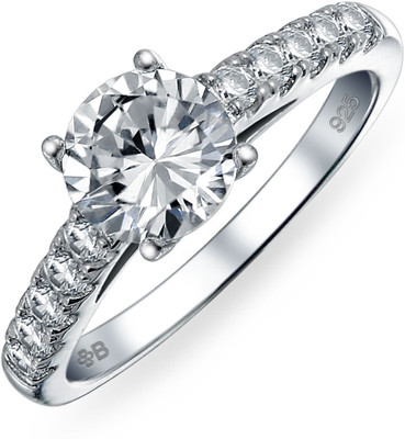 

Bling Jewelry Sterling Silver Cubic Zirconia Sterling Silver Plated Ring