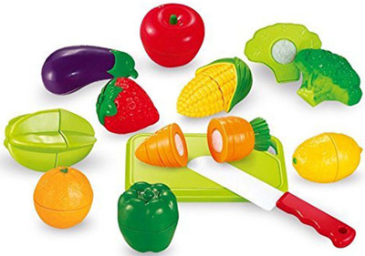 

Bonkerz Realistic Sliceable Vegetable Velcro Cutting Play Toy Set For Kids