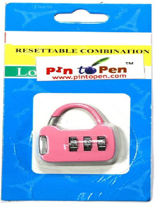 

pin to pen Number lock Safety Lock(Multicolor)