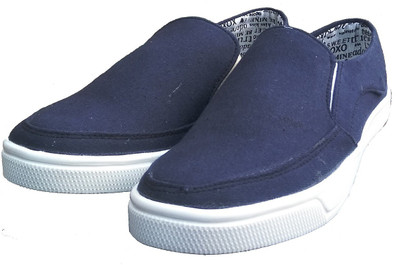 

Drabbet Slip On Sneakers For Men(Navy, Prussianblue