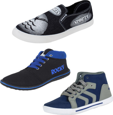 

SHOEFLY COMBO(S)-691+114+698 Casuals For Men(Multicolor