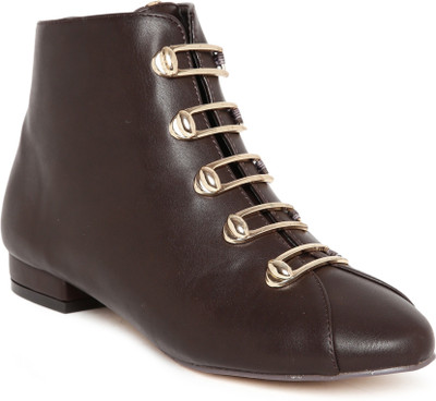 

Flat n Heels Boots For Women(Brown