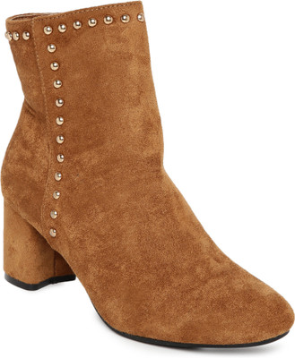 

Flat n Heels Boots For Women(Tan