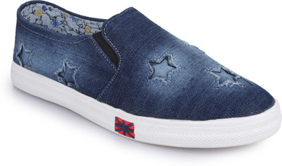 

Vilax Fashionable Sneakers Casuals For Women(Blue, White