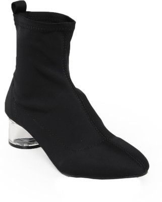

Flat n Heels Boots For Women(Black