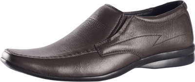 WildHorn BROWN 100% GENUINE LEATHER FORMAL SHOES FOR MEN Slip On For Men(Brown