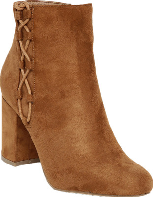 

Flat n Heels Boots For Women(Tan