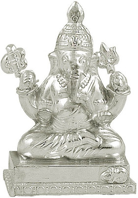 

Arkina Diamonds Patt statue ganesha Decorative Showpiece - 5 cm(Silver, Silver)