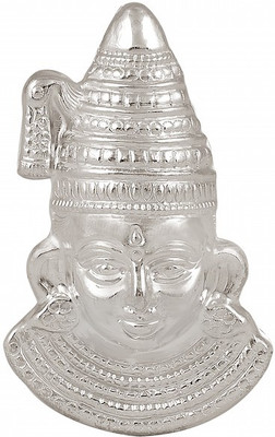 

Arkina Diamonds Shree varalaxmi face Decorative Showpiece - 5 cm(Silver, Silver)