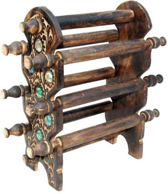 

La' Bonito Antique 6 Rod Makeup Vanity Box(Brown)