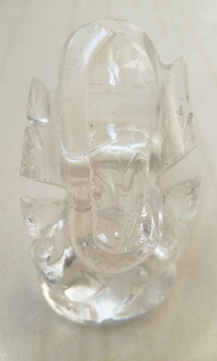 

Craft Mart Sphatik Ganesha Showpiece Decorative Showpiece - 6 cm(Crystal, Clear)