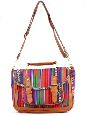 

RAMPOSH Women Casual Multicolor Cotton Sling Bag