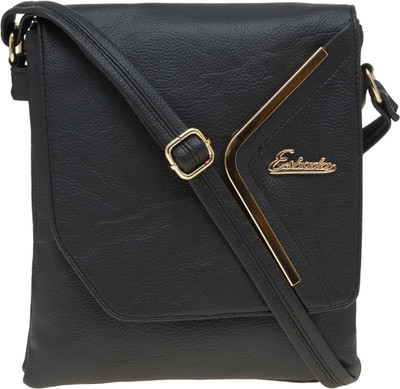 

Esbeda Women Casual Black PU Sling Bag