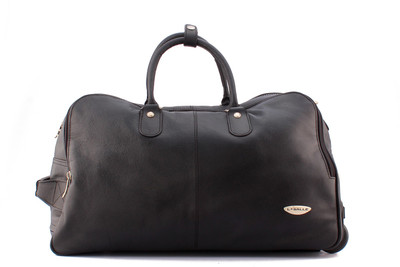 

LASALLE ROLLER DUFFLE Small Travel Bag - Medium(Black)