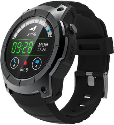 

TOMTOP BT Smart Watch GPS Air Pressure Call Heart Rate Sport Watch 2G SIM Call D1M3 Smartwatch(Black Strap Free size)