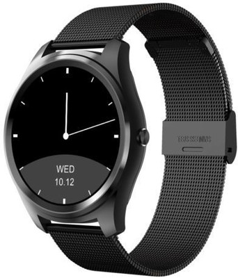 

Diggro DI03tooth Siri Smart Watch Ultra-Thin IP67 For Android & IOS Smartwatch(Black Strap Free Size)