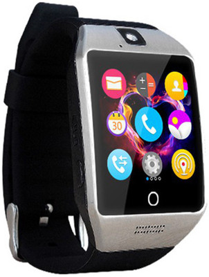 

MOBILE FIT Leno.vo compatible bluetooth smartwatch with camera,sim-card slot and memory card slot Silver Smartwatch(Black Strap Free Size)