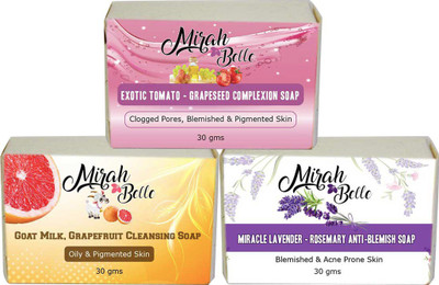 

Mirah Belle Naturals Skin Softening Soaps - Set 1(90 g, Pack of 3)