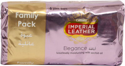 

IMPERIAL LEATHER Elegance Soap(125 g, Pack of 6)