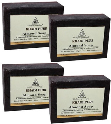 

Khadi pure gramodyog ALMOND SOAP - 125G (SET OF 4)(500 g, Pack of 4)