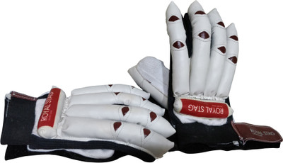 

Royal Stag RSBG Batting Gloves (Men, White, Red), White and red