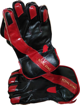 

Royal Stag RSWG Wicket Keeping Gloves (Men, Black, Red)