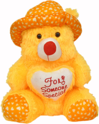 

Angels Store Multicolor Teddy Bear With Heart - 5 inch(Yellow)