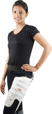 

Saket Ortho Rehab International Private Limited Thigh Brace(P.V.C. with Pelvic Support) (Small) Thigh Support(White