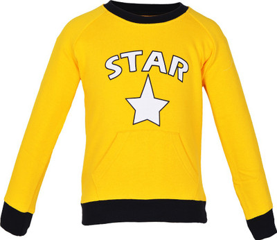 

Gkidz Full Sleeve Printed Boys Sweatshirt, Yellow