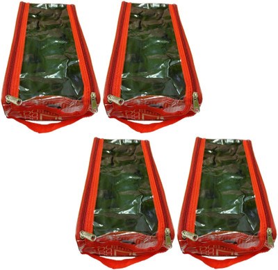 

Addyz Pack of 4 Pieces Printed Shoe Bag Cover Pouch(Red)