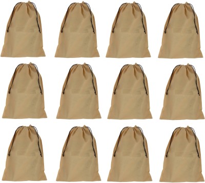 

Addyz Pack of 12 Shoe Pouch Shoe Cover Shoe Kit (Beige)(Beige)