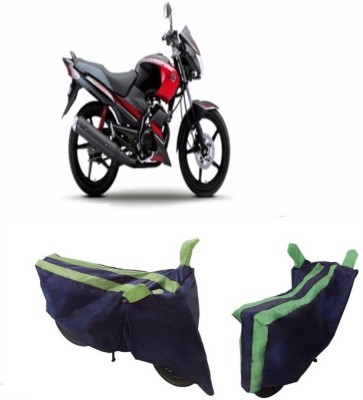 Flipkart SmartBuy Two Wheeler Cover for Yamaha(Gladiator, Green, Blue)