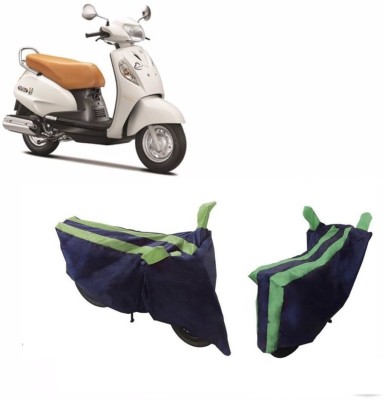 Flipkart SmartBuy Two Wheeler Cover for Suzuki(Access SE, Green, Blue)