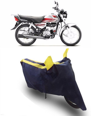 Flipkart SmartBuy Two Wheeler Cover for Hero(HF Dawn, Yellow, Blue)