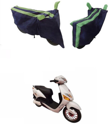 Flipkart SmartBuy Two Wheeler Cover for Hero(Electric Optima, Green, Blue)