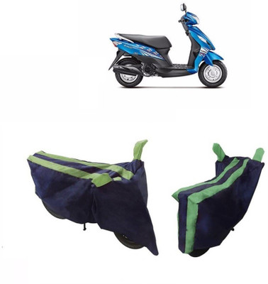 Flipkart SmartBuy Two Wheeler Cover for Suzuki(Let's, Green, Blue)
