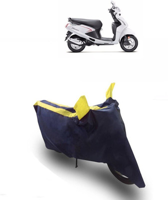 Flipkart SmartBuy Two Wheeler Cover for Hero(Pleasure, Yellow, Blue)