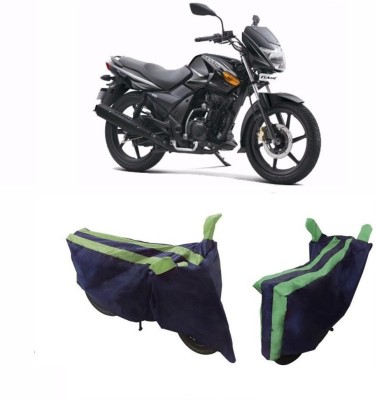 Flipkart SmartBuy Two Wheeler Cover for TVS(Flame DS 125, Green, Blue)