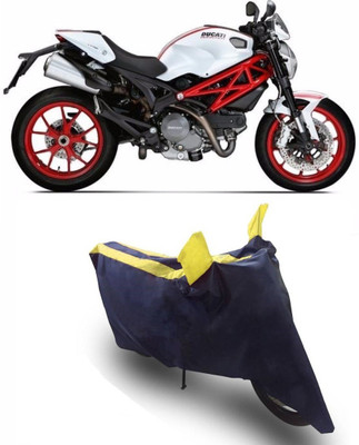 Flipkart SmartBuy Two Wheeler Cover for Ducati(Monster 796 S2R, Yellow, Blue)