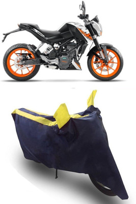 Flipkart SmartBuy Two Wheeler Cover for KTM(Duke 200, Yellow, Blue)