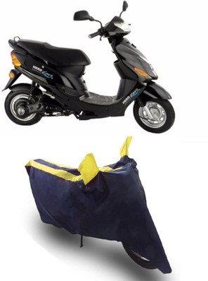 Flipkart SmartBuy Two Wheeler Cover for Hero(Electric Zippy, Yellow, Blue)
