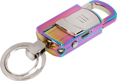 DOCOSS Electric Lighters Case With Usb Charging Cable 025 Rechargeable Portable Keychain Windproof Flameless Cigarette Lighter(Multicolor) available at flipkart for Rs.1064