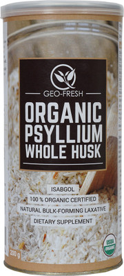 

Geo-Fresh Geo-Fresh Organic Psyllium Whole Husk 200g - USDA Certified(200 g)